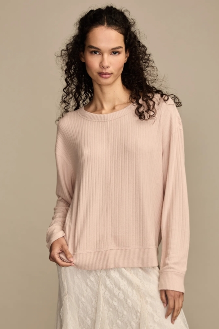 CLOUD LONG SLEEVE CREW TOP, image 1