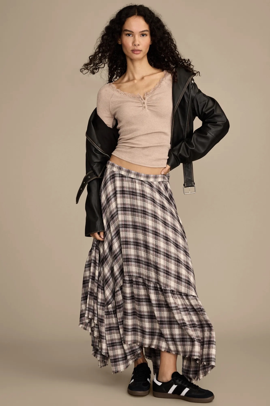 LACE TRIM HENLEY, image 3