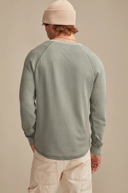 BIRDSEYE THERMAL HENLEY, image 3