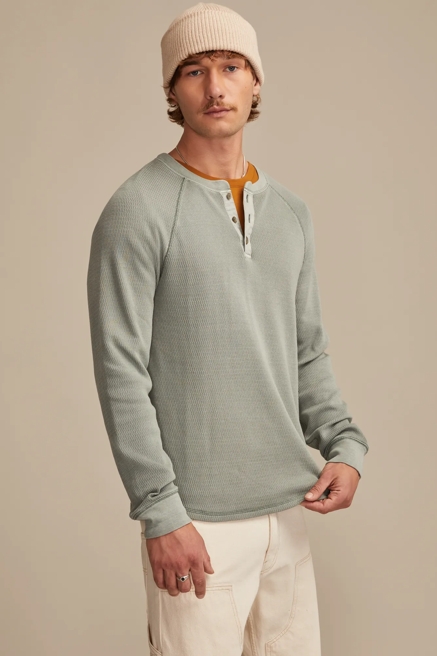 BIRDSEYE THERMAL HENLEY, image 4