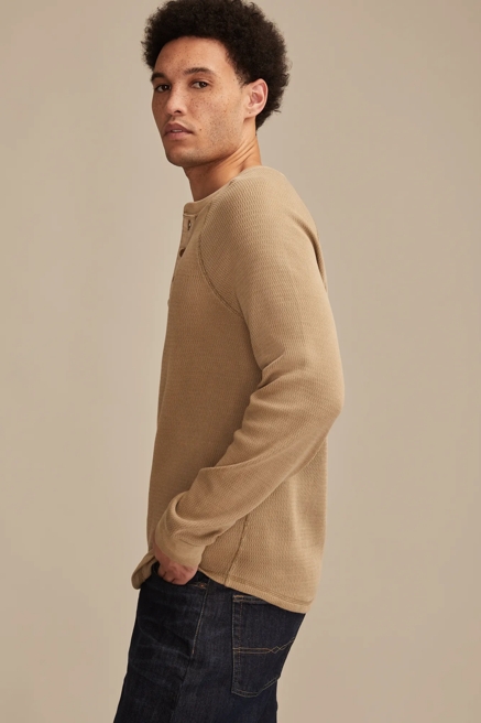BIRDSEYE THERMAL HENLEY, image 4