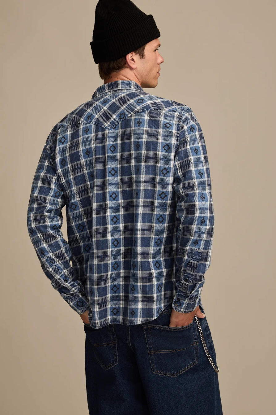 DOBBY INDIGO WESTERN, image 3