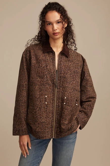 WASHED OVERSIZED CHORE JACKET, image 1