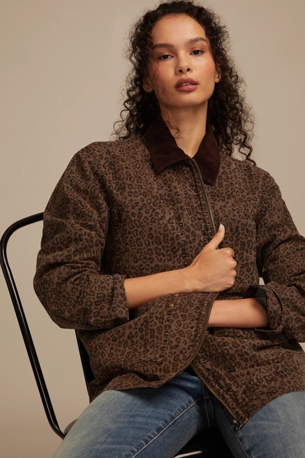 WASHED OVERSIZED CHORE JACKET, image 2