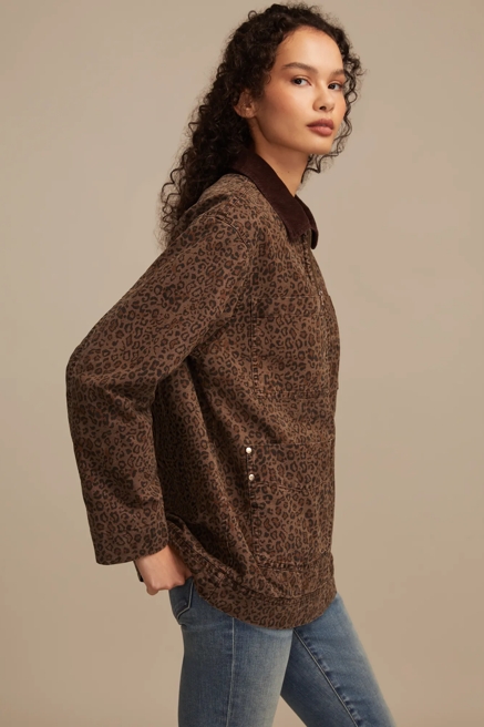 WASHED OVERSIZED CHORE JACKET, image 4