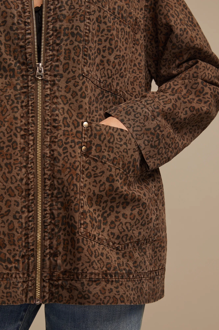WASHED OVERSIZED CHORE JACKET, image 5