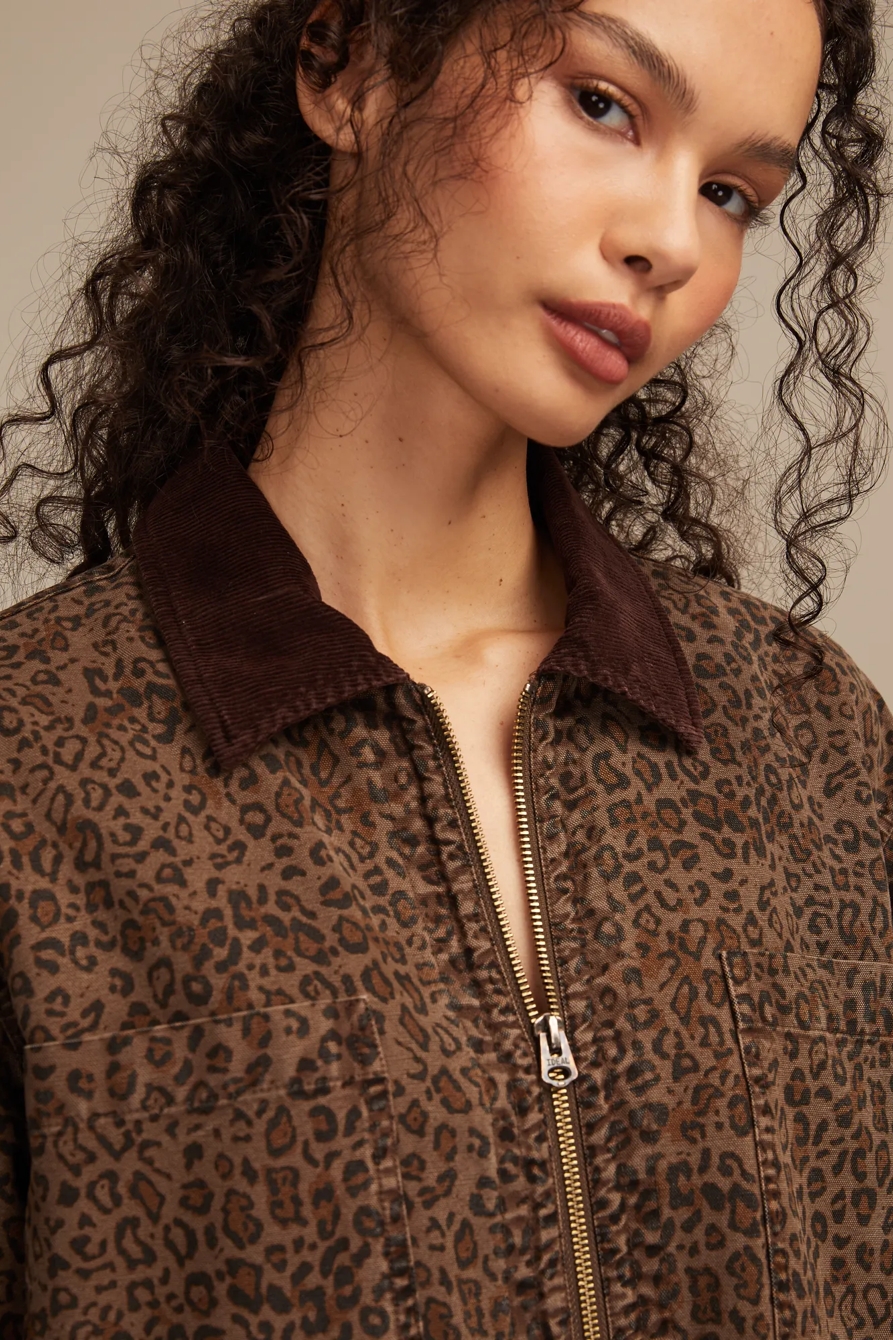 WASHED OVERSIZED CHORE JACKET, image 6