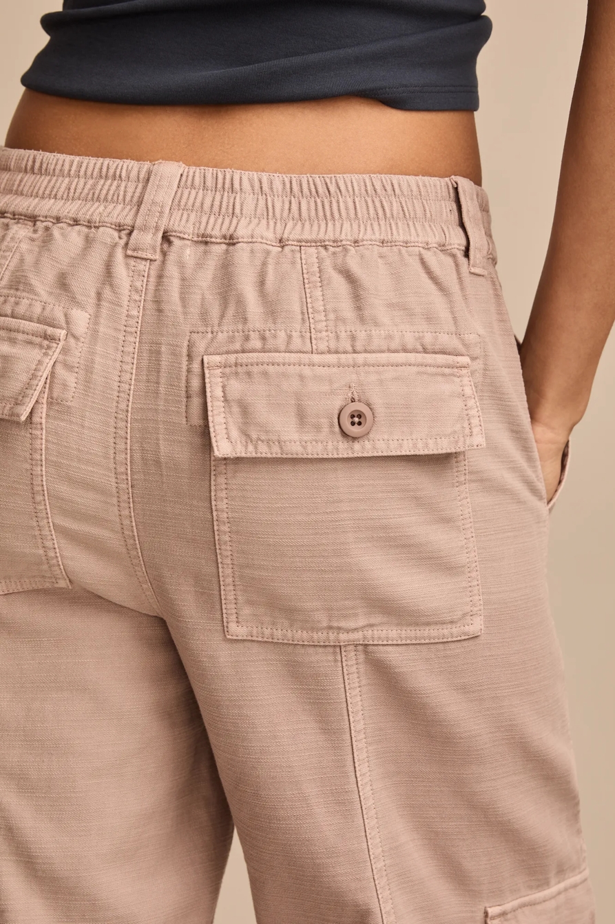 STRAIGHT LEG SLUB CARGO PANT, image 4