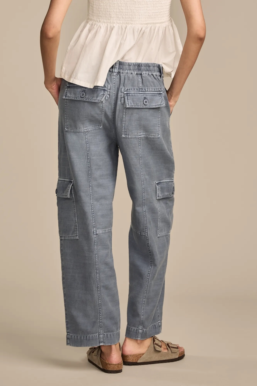 STRAIGHT LEG SLUB CARGO PANT, image 5