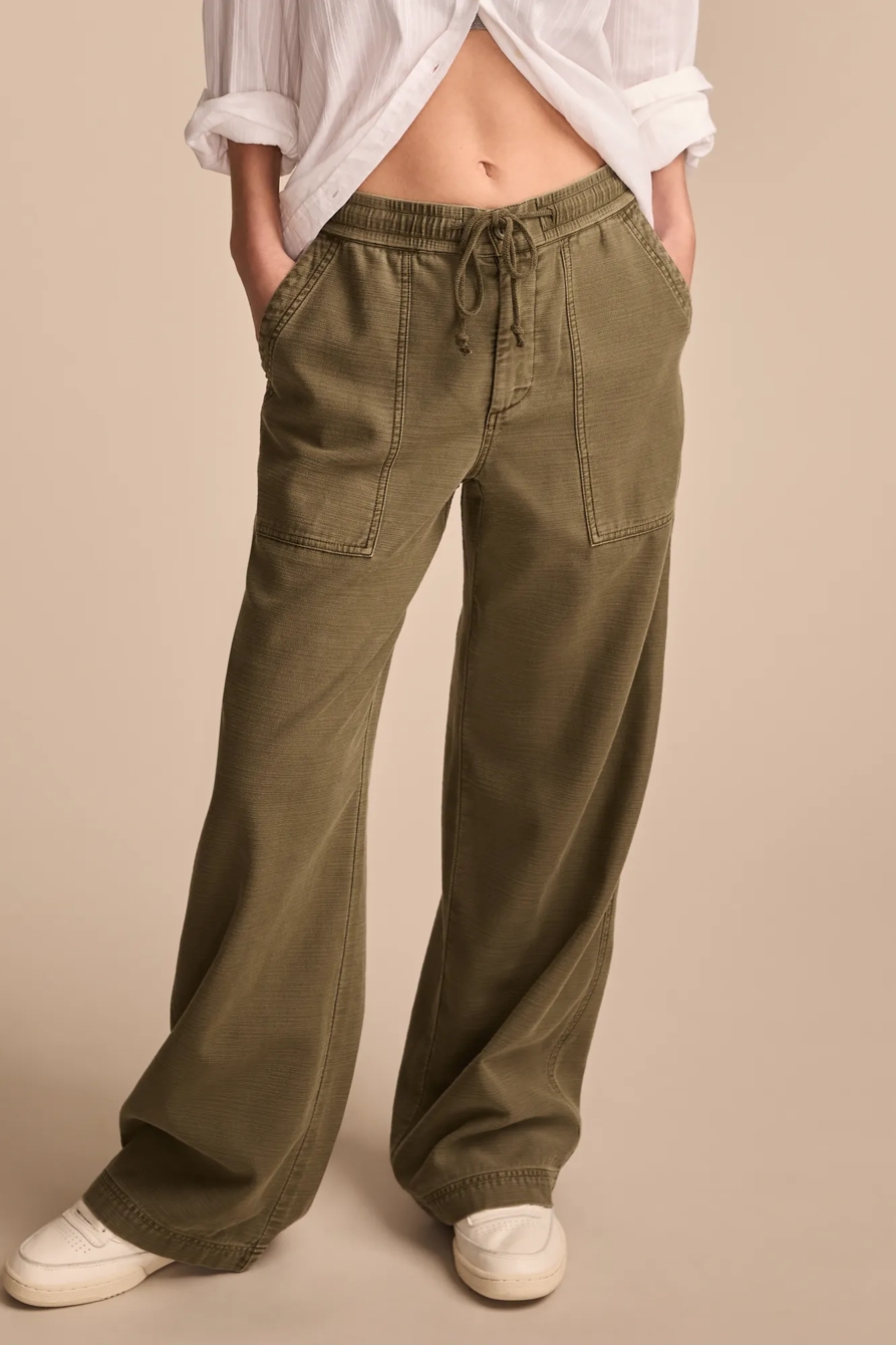 WIDE LEG RELAXED UTILITY PANT, image 2