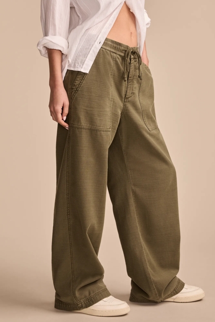 WIDE LEG RELAXED UTILITY PANT, image 4