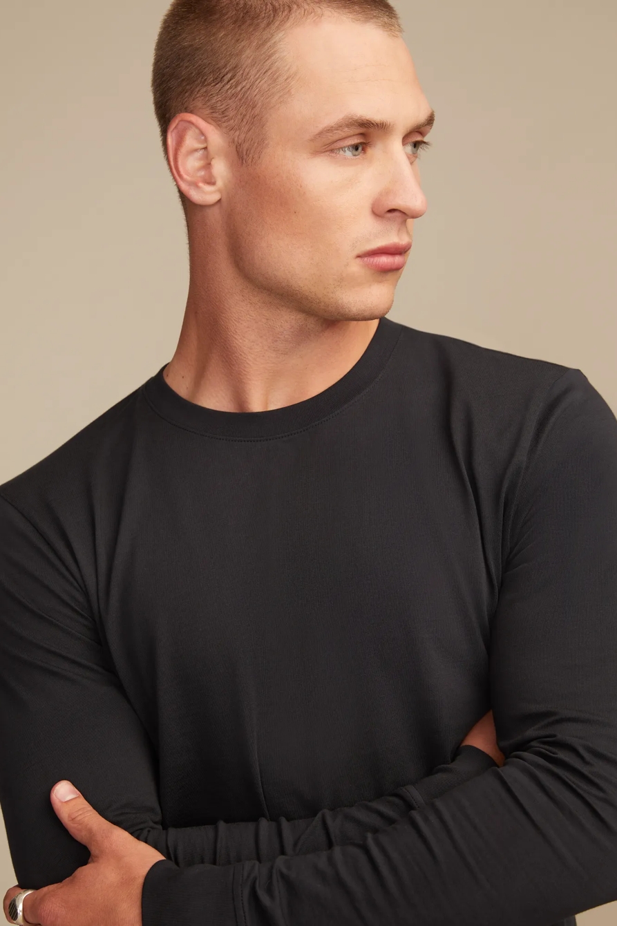 SUPIMA LONG SLEEVE CREW, image 2