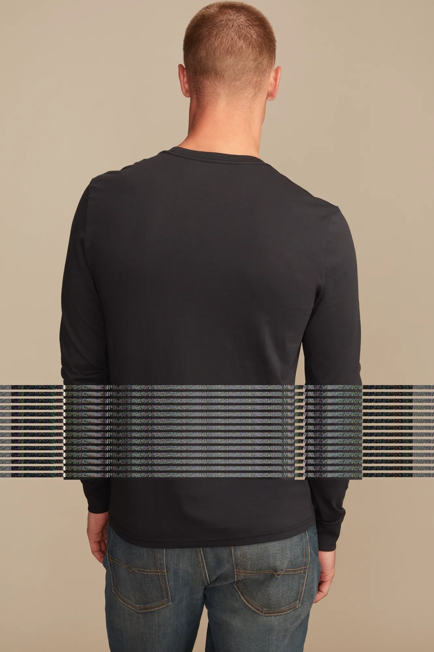 SUPIMA LONG SLEEVE CREW, image 3
