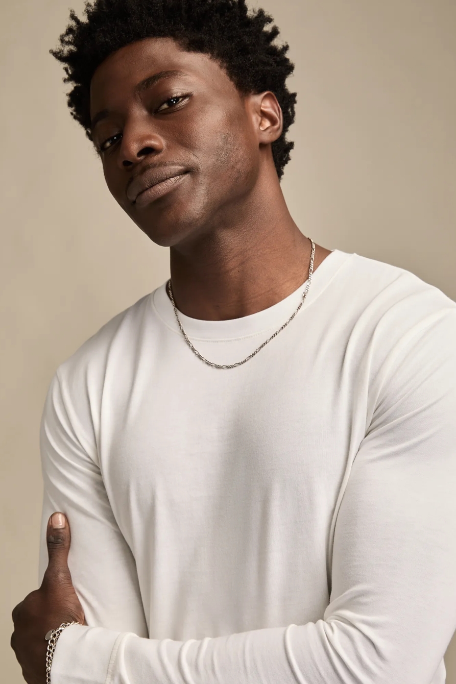 SUPIMA LONG SLEEVE CREW, image 2
