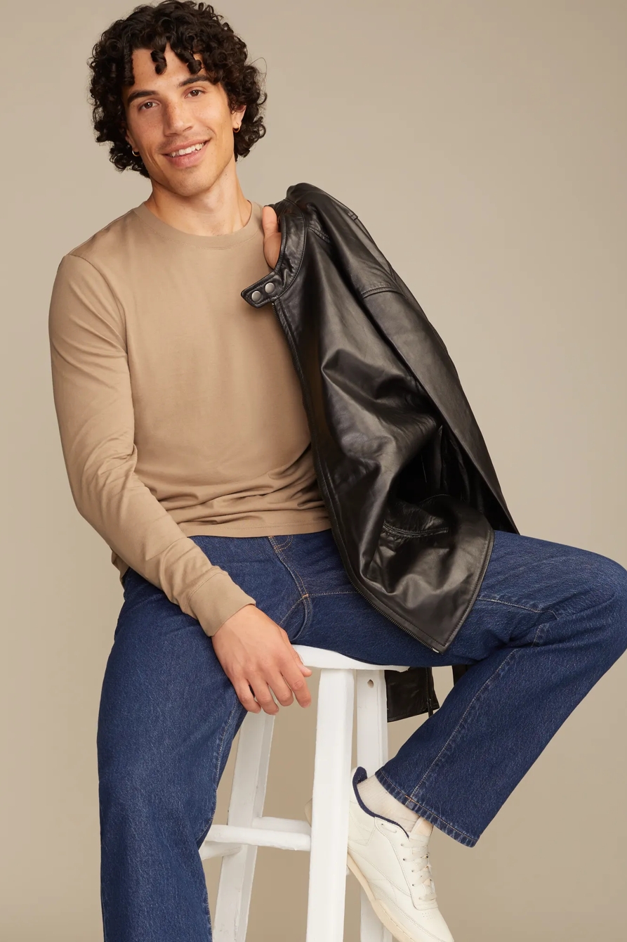 SUPIMA LONG SLEEVE CREW, image 5