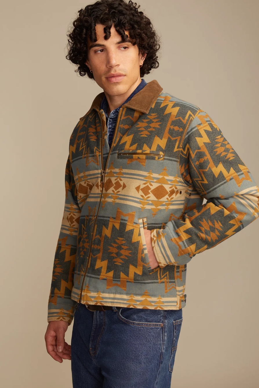 JACQUARD BLANKET JACKET, image 5