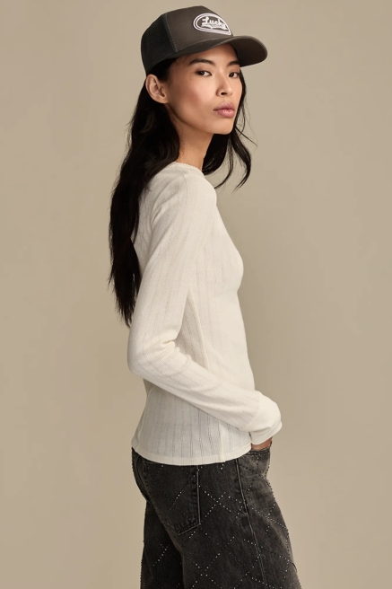 POINTELLE SNAP HENLEY, image 4