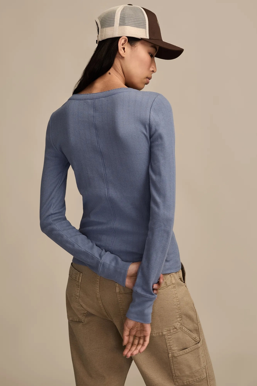 POINTELLE SNAP HENLEY, image 3