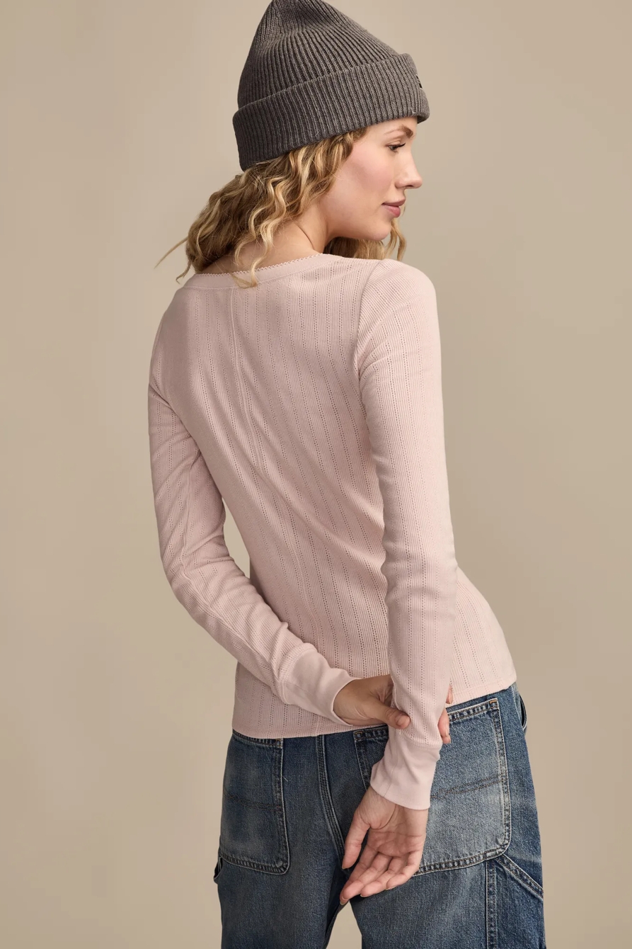 POINTELLE SNAP HENLEY, image 3