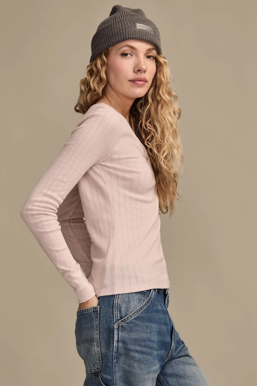 POINTELLE SNAP HENLEY, image 4