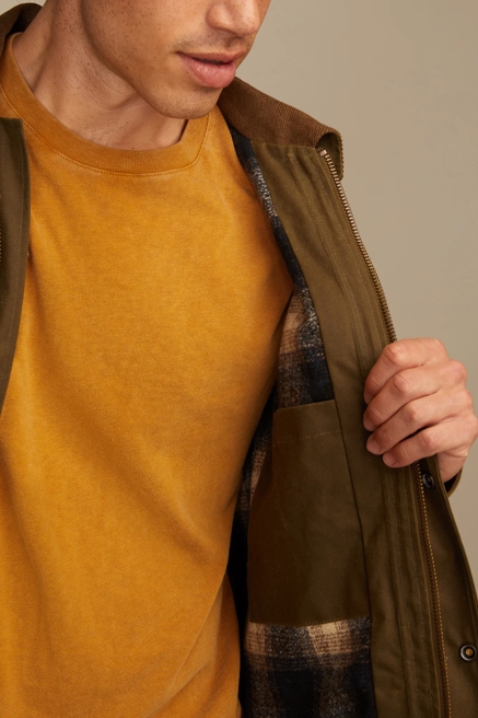 CORDUROY COLLAR WAXED BARN JACKET, image 4