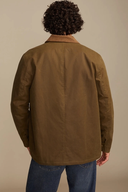 CORDUROY COLLAR WAXED BARN JACKET, image 3