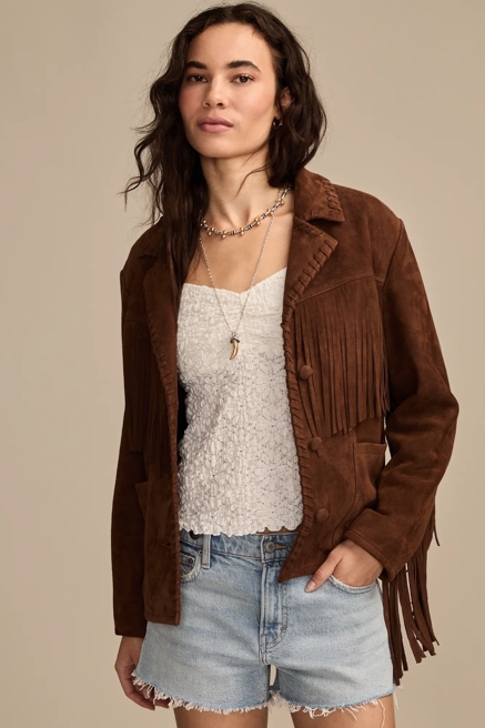 FESTIVAL FRINGED SUEDE JACKET, image 3