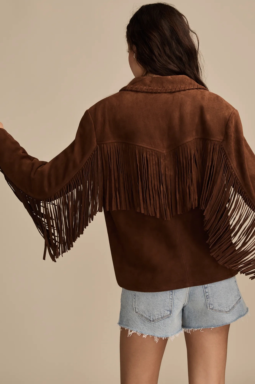 FESTIVAL FRINGED SUEDE JACKET, image 4