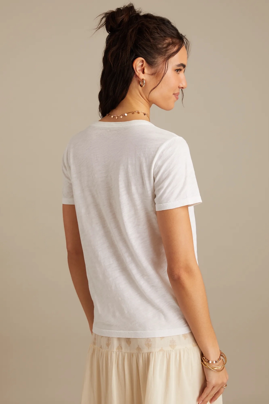 LINEAR MULTI COLOR FLORAL CLASSIC CREW, image 5