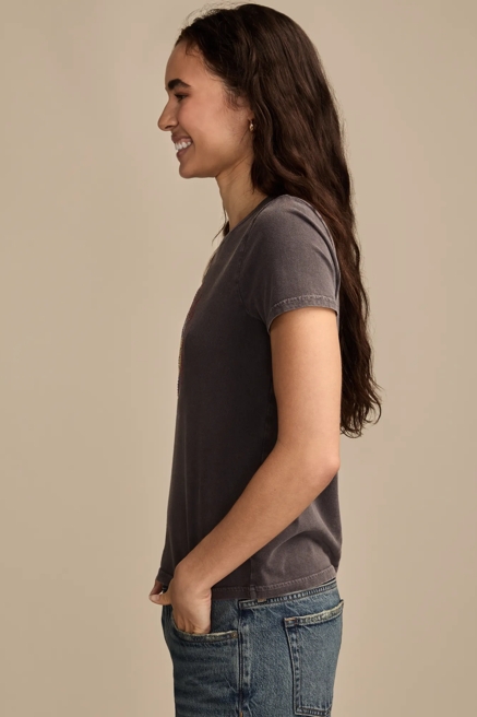 STUDDED EIGHT BALL FLAME CLASSIC CREW, image 3