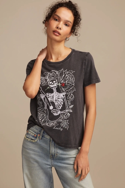 GUITAR SKULL CLASSIC CREW, image 1