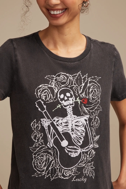 GUITAR SKULL CLASSIC CREW, image 2