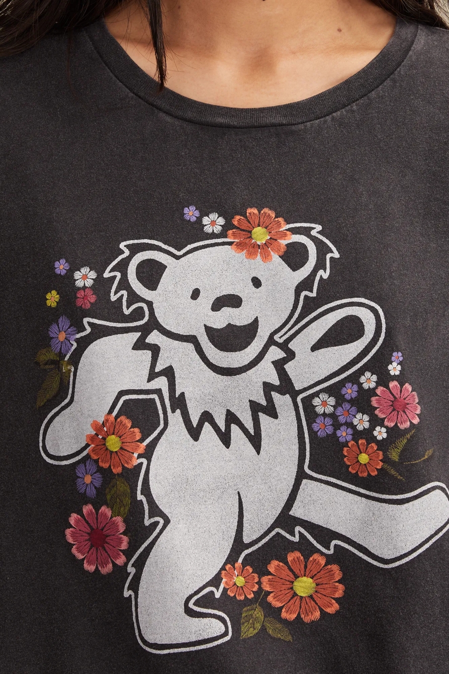 GRATEFUL DEAD FLOWER BEAR CLASSIC CREW, image 2