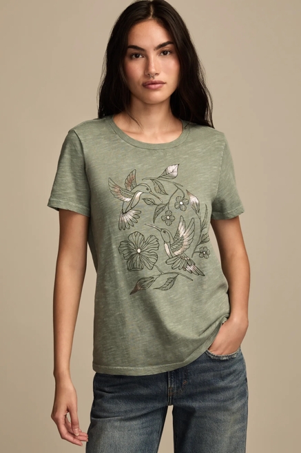 HUMMING BIRDS CLASSIC CREW, image 1