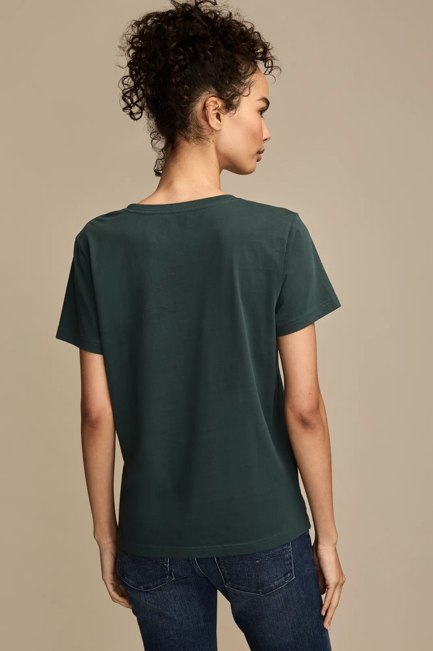 EMBROIDERED SUN CLASSIC CREW, image 3
