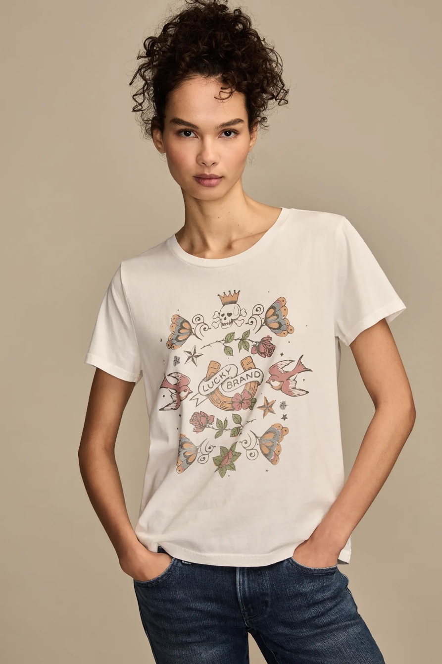 TATTOO BIRDS CLASSIC CREW, image 2