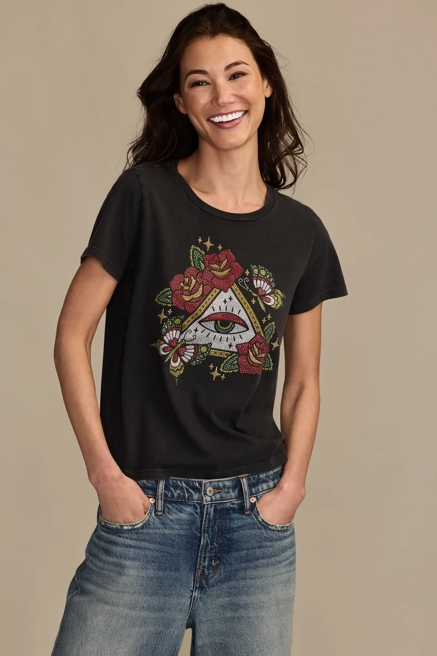 TATTOO PYRAMID EYE CLASSIC CREW, image 1