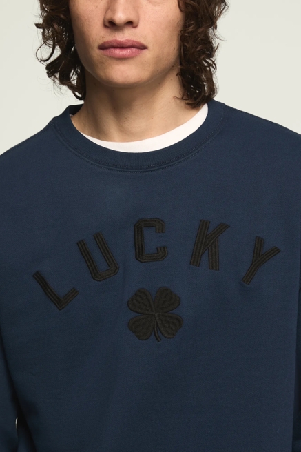 LUCKY CLOVER FLEECE CREWNECK SWEATSHIRT, image 2