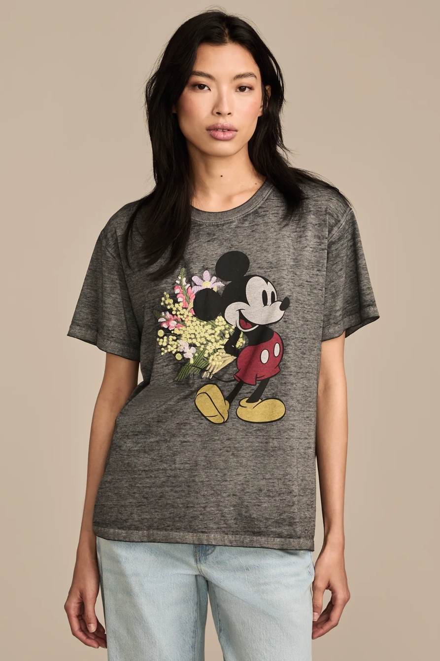 MICKEY & FRIENDS FLOWER TEE, image 1
