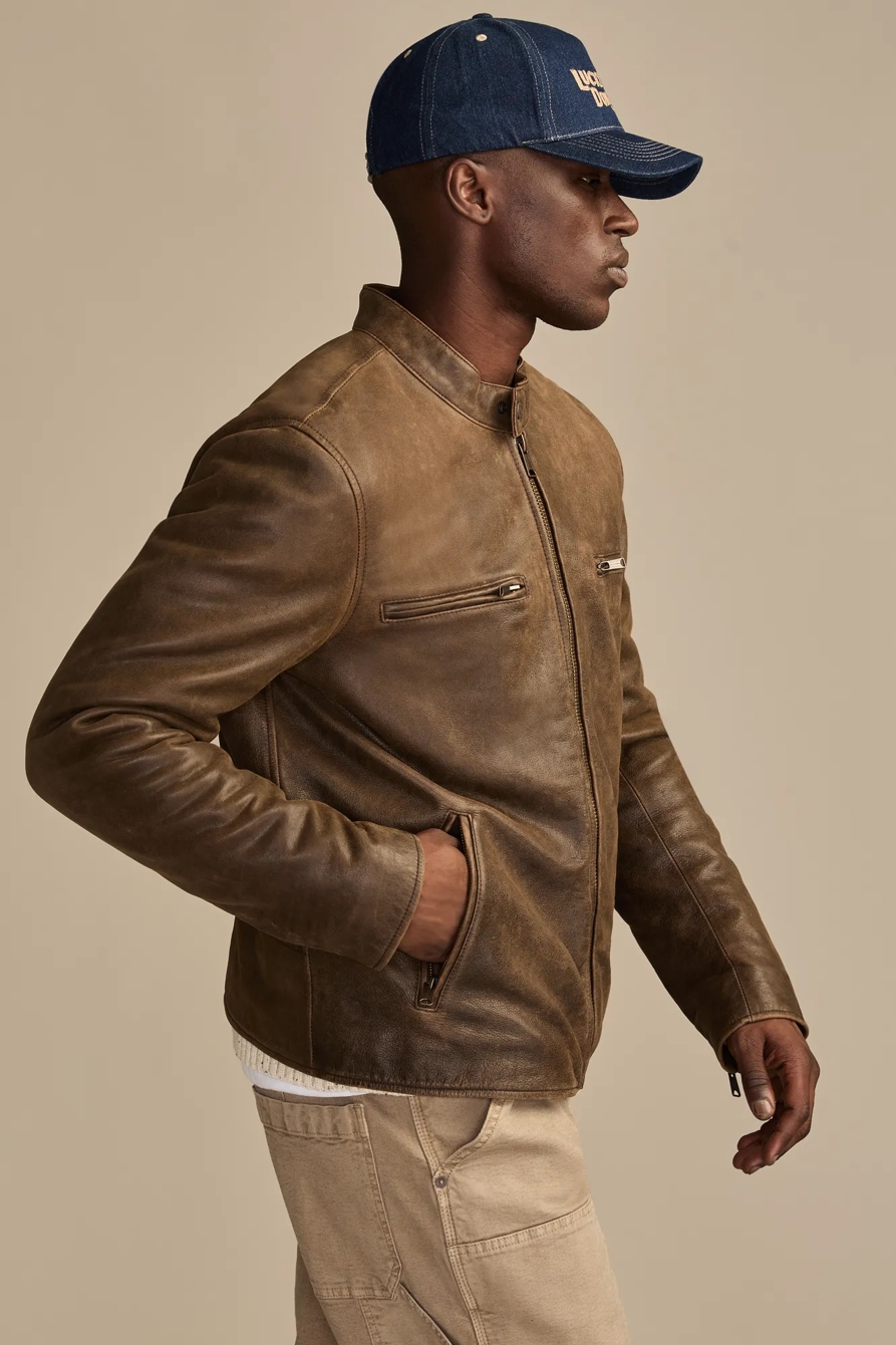 WASHED BROWN LEATHER BONNEVILLE, image 4