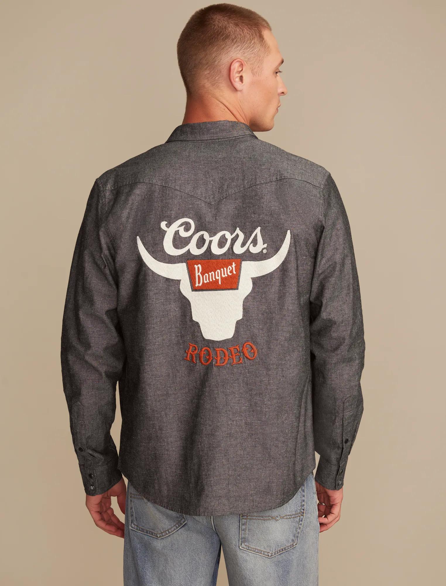 coors rodeo western shirt