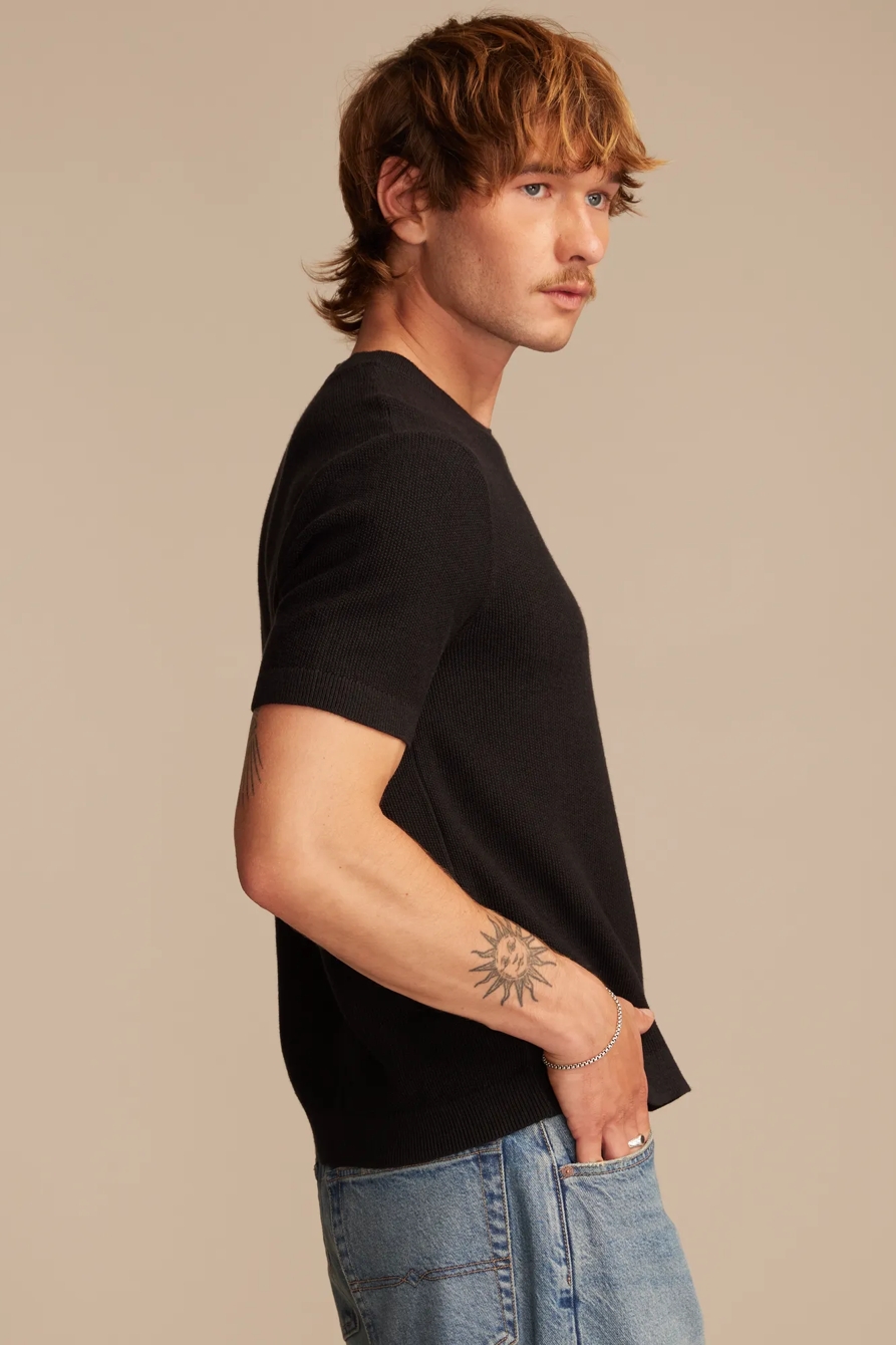 SHORT SLEEVE CREW NECK SWEATER, image 4