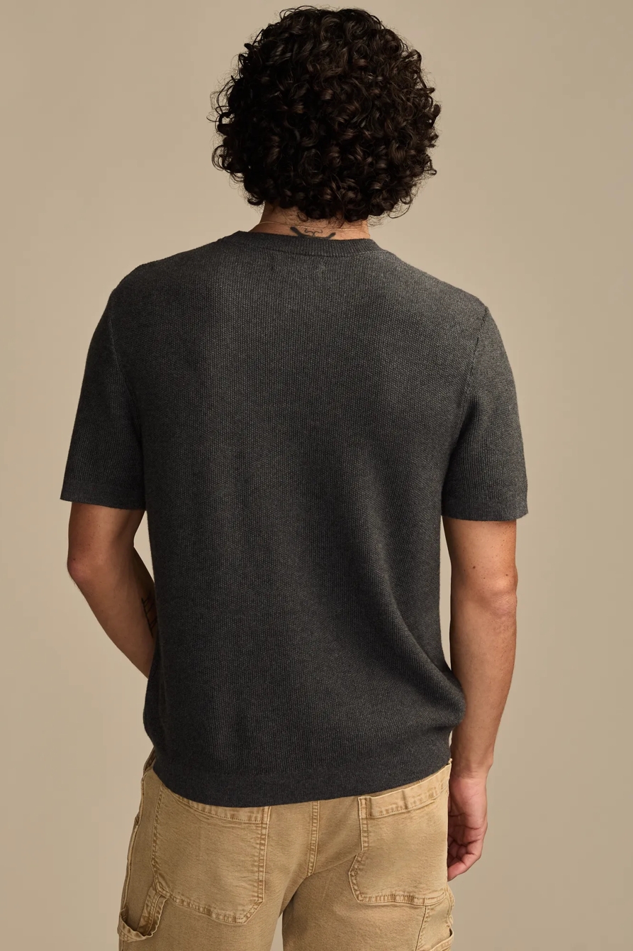 SHORT SLEEVE CREW NECK SWEATER, image 3