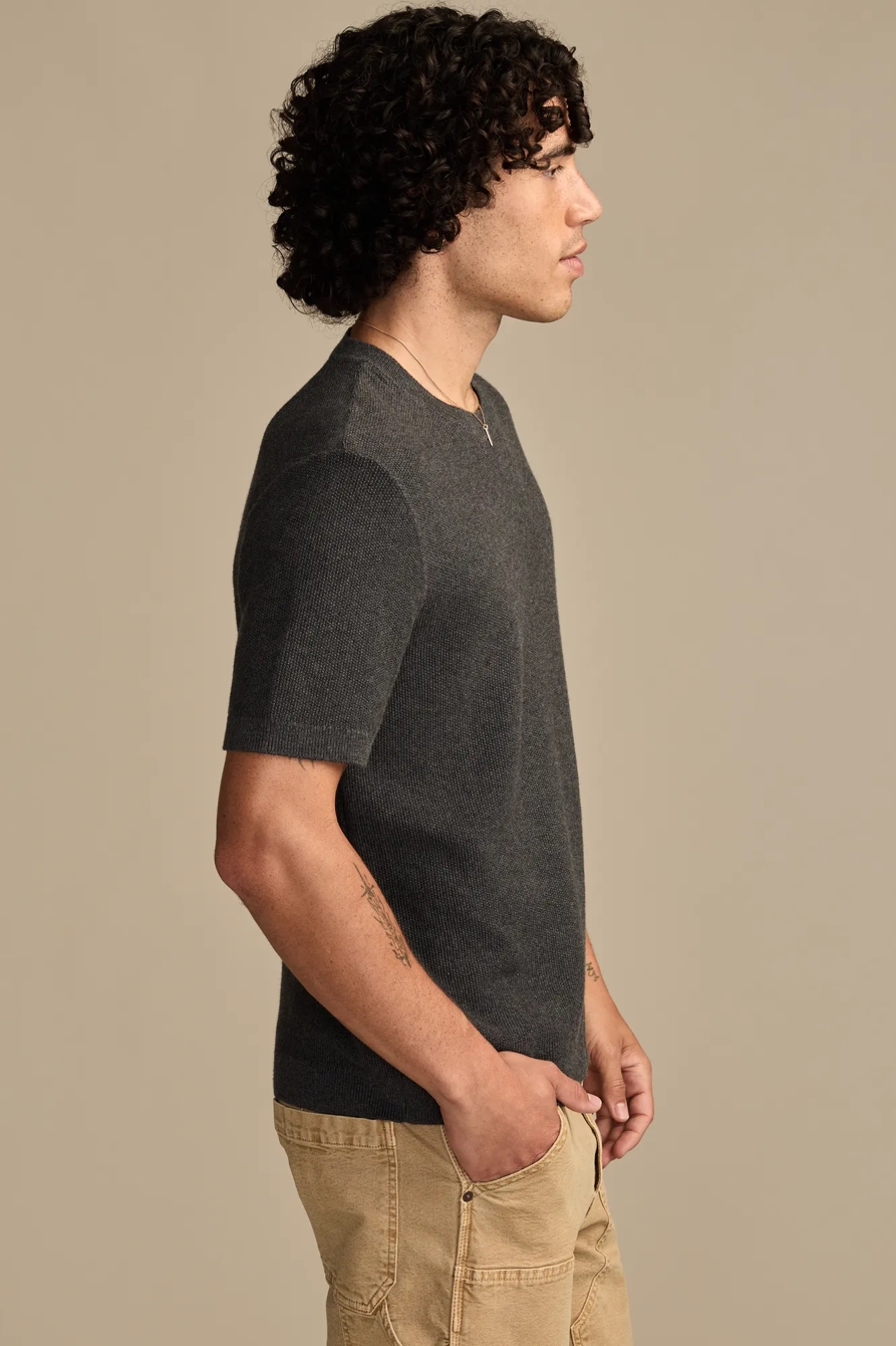 SHORT SLEEVE CREW NECK SWEATER, image 4
