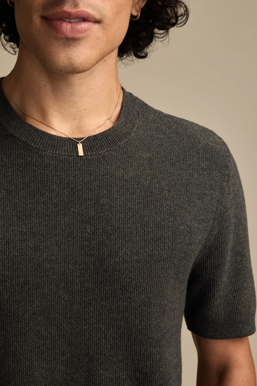 SHORT SLEEVE CREW NECK SWEATER, image 5