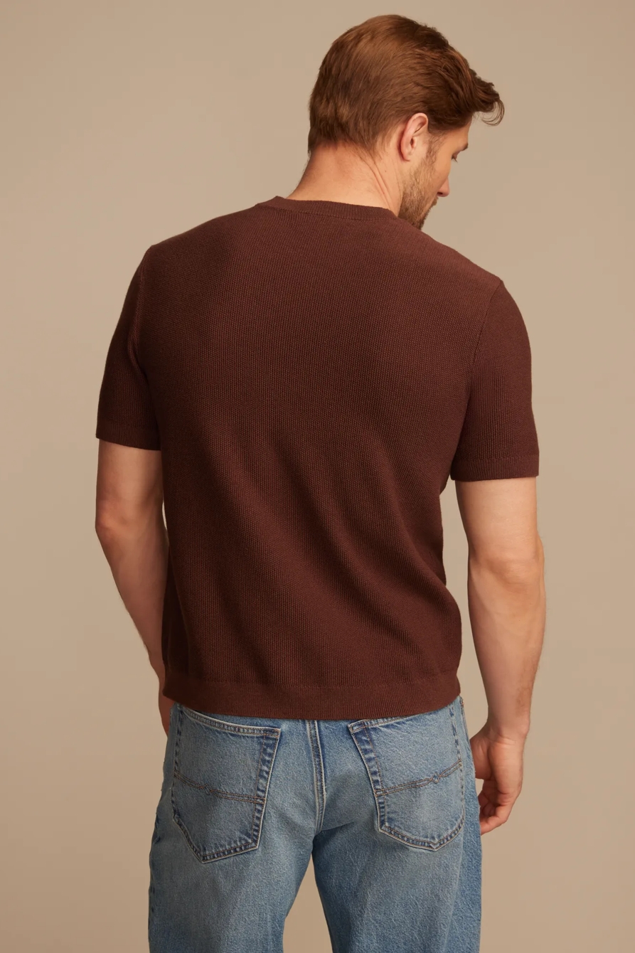 SHORT SLEEVE CREW NECK SWEATER, image 4