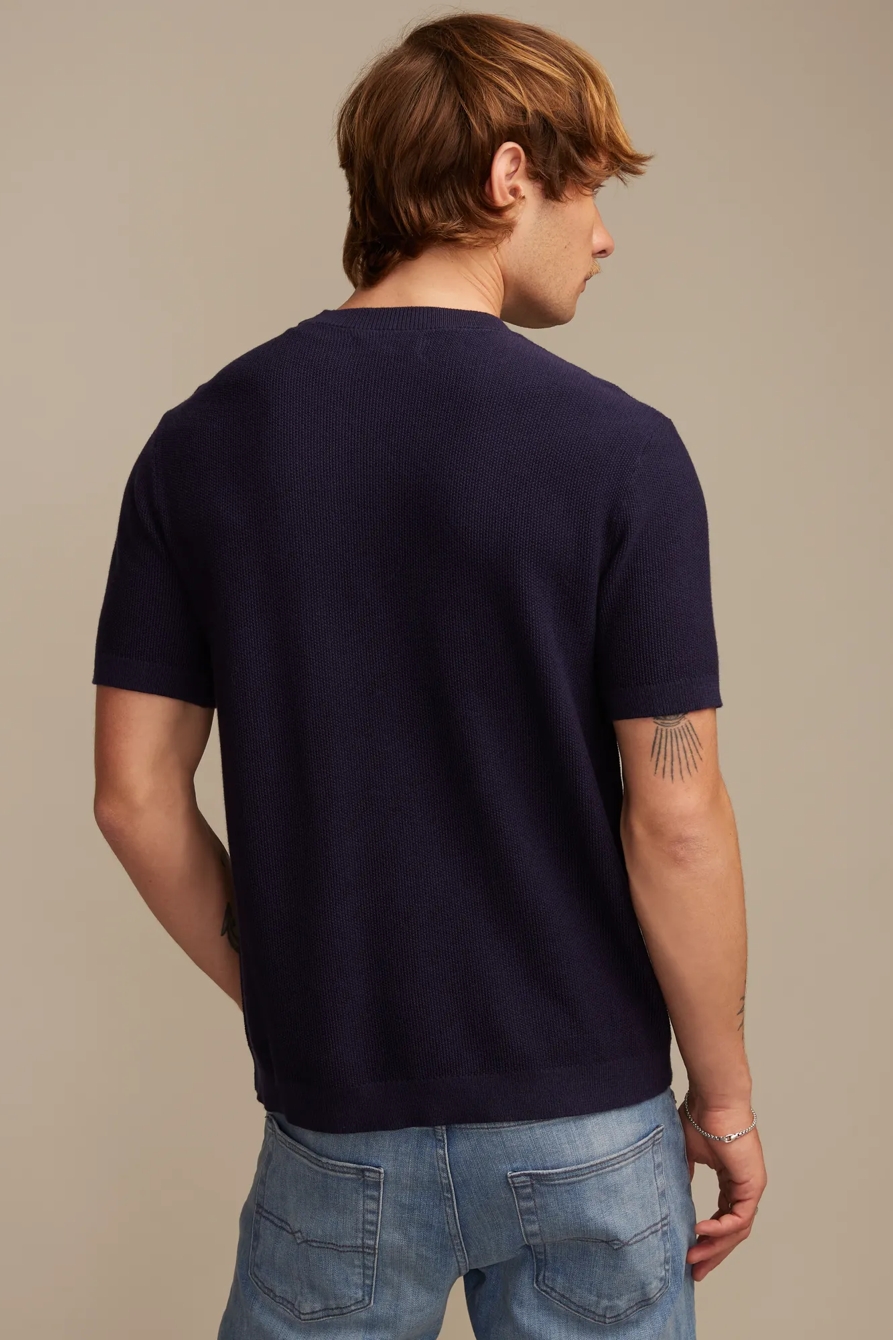 SHORT SLEEVE CREW NECK SWEATER, image 3