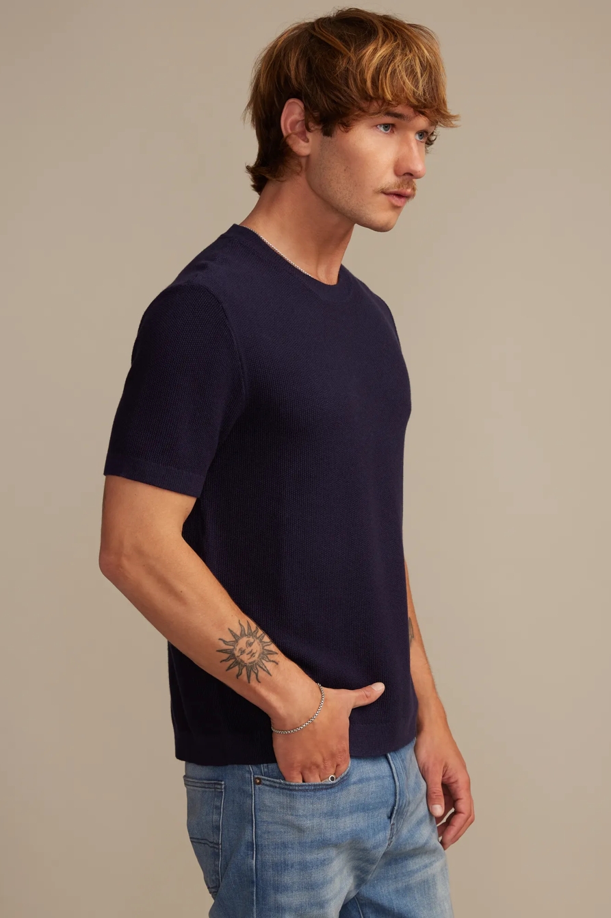 SHORT SLEEVE CREW NECK SWEATER, image 4
