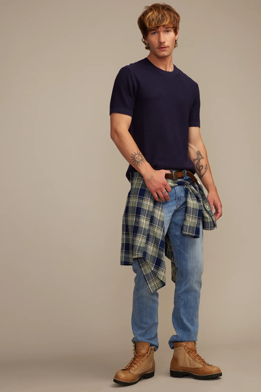 SHORT SLEEVE CREW NECK SWEATER, image 5