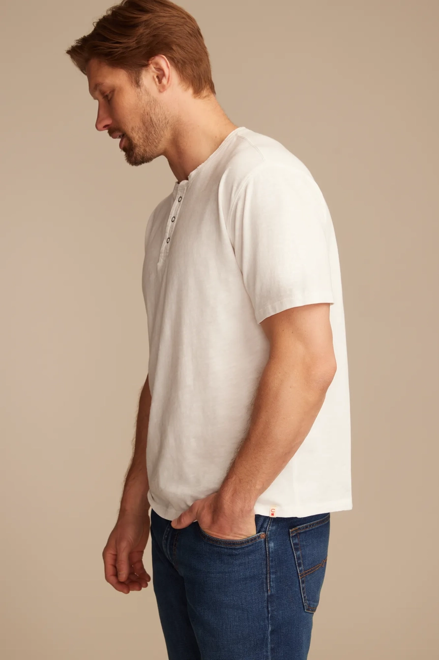 COLE HAUSER WEEKEND SLUB SHORT SLEEVE HENLEY